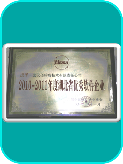 2010-2011年度湖北省优秀软件企业